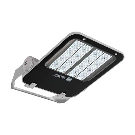 چراغ پروژکتوری LED شیری 140 وات آفتابی و پخش نور متقارن باز اپتیلوکس مازی نور