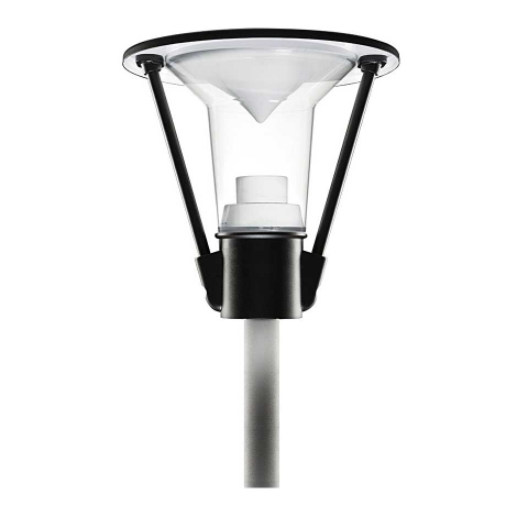 چراغ LED پارکی مشکی 26 وات مهتابی تولیپ مازی نور