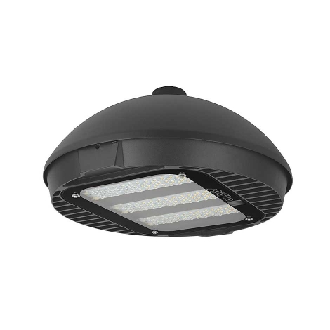 چراغ LED خیابانی طوسی 104 وات آفتابی با قابلیت نصب عمودی ساترن مازی نور