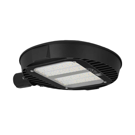چراغ LED خیابانی مشکی 140 وات یخی با قابلیت نصب افقی ساترن مازی نور