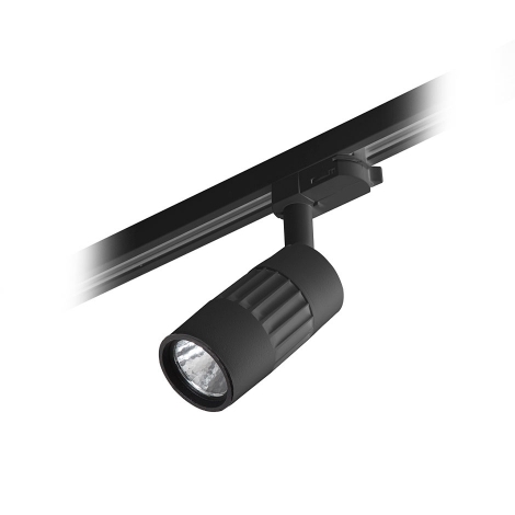 چراغ LED ریلی مشکی 10 وات یخی تک فاز به قطر 6.5 سانتی متر با ماژول برق مستقیم و رفلکتور M نواترن مازی نور