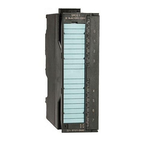 کارت 8 ورودی دیجیتال تغذیه 230 ولت(AC)  SM 321 S7 300 زیمنس