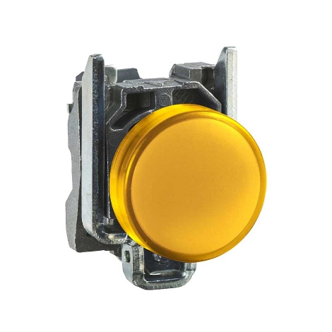 چراغ سیگنال LED زرد فلزی 24 ولت DC/AC اشنایدر الکتریک