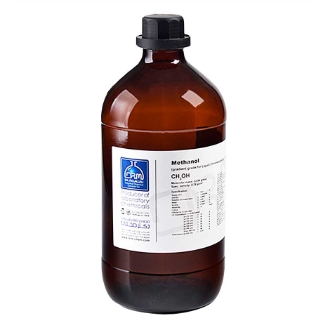 2-پروپانول 99.5 درصد گرید UV Spectroscopy دو و نیم لیتری بطری شیشه‌ای دکتر مجللی