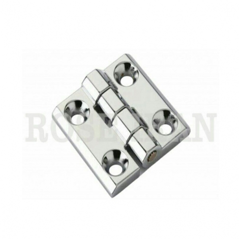 لولای 5×5 کروم تابلو برق با 4 سوراخ ساده رز ایران مدل 099/1-5/5CR-S