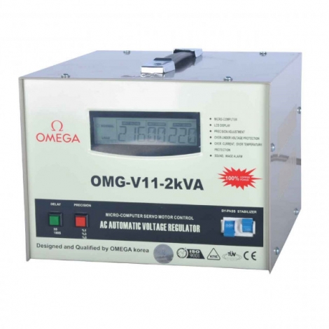 استابلایزر تکفاز ایستاده 2 کاوا امگا مدل OMG-V11-2K