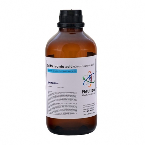 سولفوکرومیک اسید 1 لیتری بطری شیشه ای گرید cleaning، شیمی دارویی نوترون