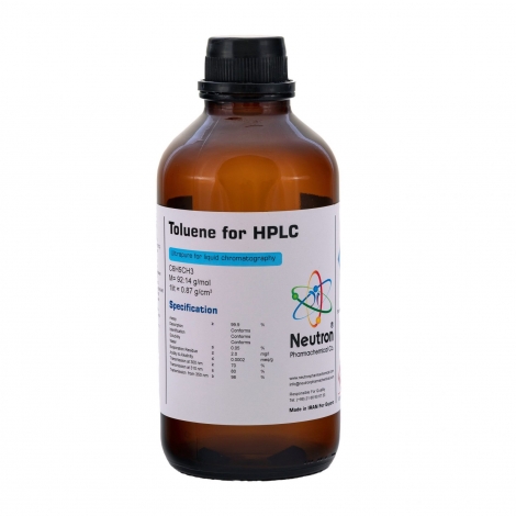 تولوئن 99.9 درصد 1 لیتری بطری شیشه ای گرید HPLC، شیمی دارویی نوترون