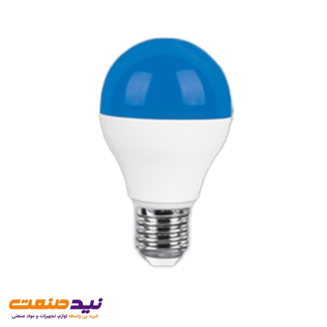 لامپ ال ای دی حبابی 9 وات رنگی با پایه E27 پارس شعاع توس