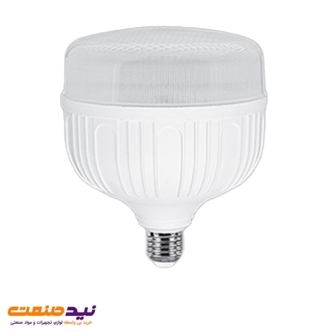 لامپ ال ای دی استوانه ای 50 وات شفاف با پایه E27 پارس شعاع توس