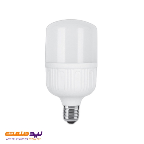 لامپ ال ای دی استوانه ای 20 وات با پایه E27 پارس شعاع توس