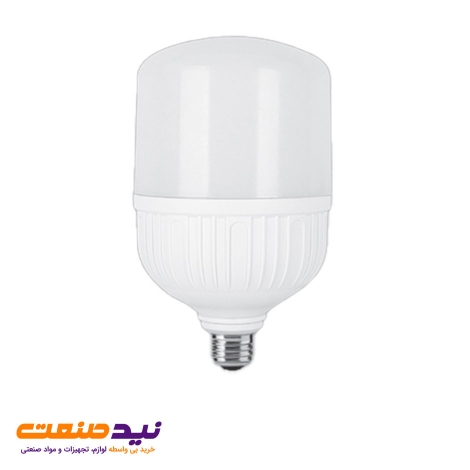لامپ ال ای دی استوانه ای 50 وات با پایه E27 پارس شعاع توس