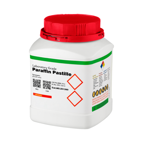 قیمت و خرید پارافین جامد گرید آزمایشگاهی 800 گرمی بطری پلاستیکی آرمان سینا