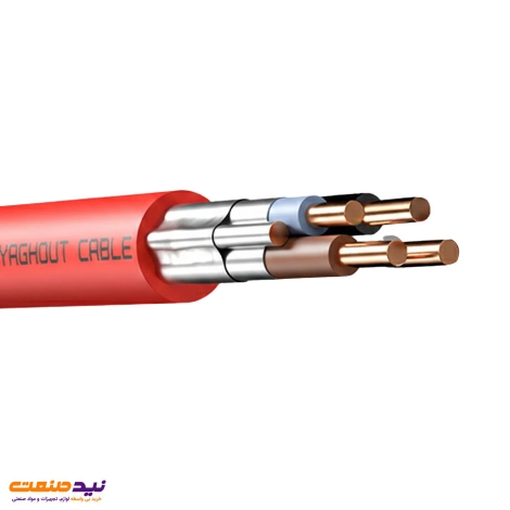 کابل ضد حریق مفتول 4 در 1.5 بعلاوه 1.5 یاقوت