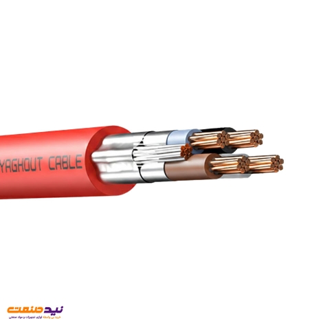 کابل ضد حریق نیمه افشان 4 در 2.5 بعلاوه 2.5 یاقوت