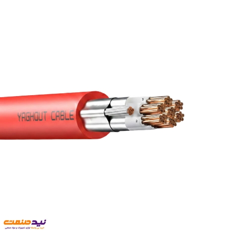 کابل ضد حریق نیمه افشان 7 در 2.5 بعلاوه 0.5 یاقوت
