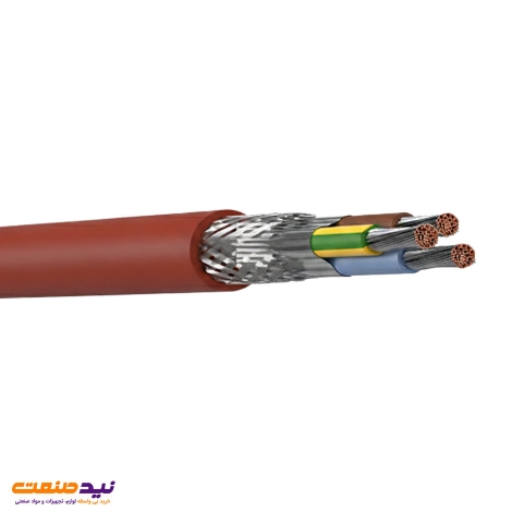 کابل مقاوم در برابر حرارت سیلیکونی افشان شیلد دار 3 در 1.5 یاقوت