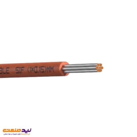 سیم مقاوم در برابر حرارت سیلیکونی افشان SIF قطر 2.2 سایز 1 در 0.15 یاقوت