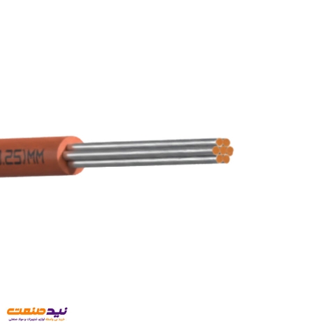 سیم مقاوم در برابر حرارت سیلیکونی افشان SIF سایز 1 در 0.25 یاقوت