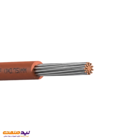 سیم مقاوم در برابر حرارت سیلیکونی افشان SIF سایز 1 در 0.75 یاقوت