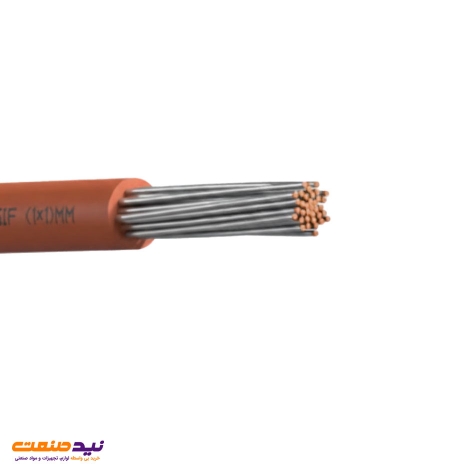 سیم مقاوم در برابر حرارت سیلیکونی افشان SIF سایز 1 در 1 یاقوت