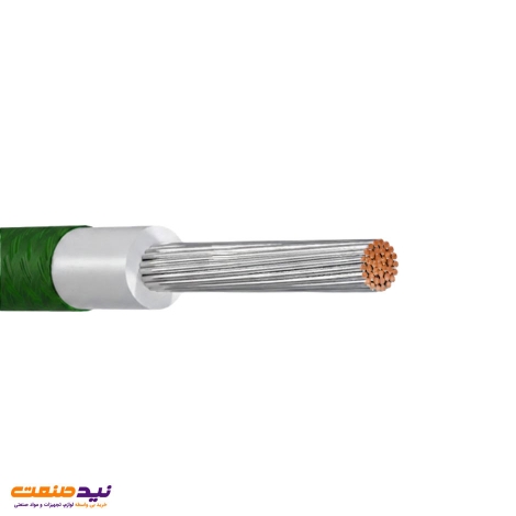 سیم مقاوم در برابر حرارت سیلیکونی دو روکش بافت 1 در 1.5 یاقوت