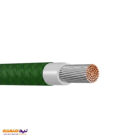 سیم مقاوم در برابر حرارت سیلیکونی دو روکش بافت 1 در 4 یاقوت