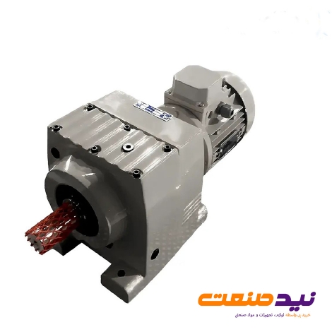 الکتروگیربکس شریف هلیکال شافت مستقیم طرح SEW مدل R77