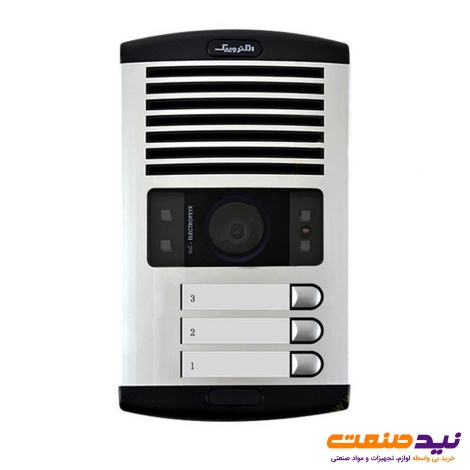 پنل آیفون تصویری 3 واحدی الکتروپیک مدل FD-1086