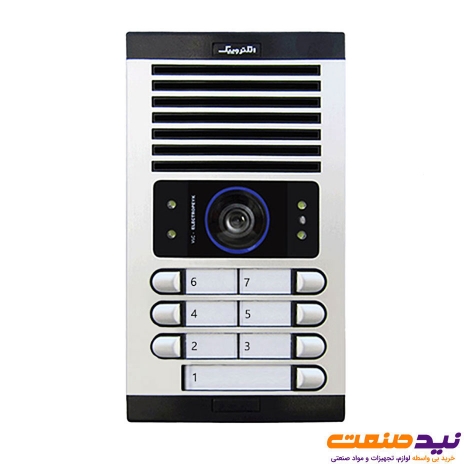 پنل آیفون تصویری 7 واحدی افقی الکتروپیک مدل FD-1086