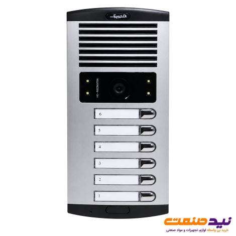 پنل 6 واحدی عمودی تصویری رنگی الکتروپیک مدل FD-1086