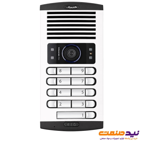 پنل آیفون تصویری 9 واحدی افقی الکتروپیک مدل FD-1086