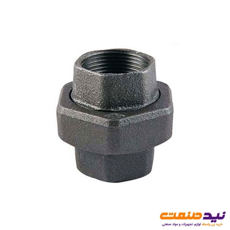 مهره ماسوره دنده ای سیاه 3 اینچ مک