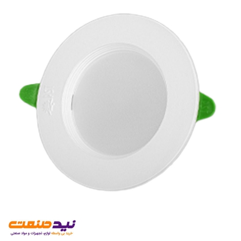 چراغ سقفی توکار سولاریس 9،5،2 وات دایره ای پارس شعاع توس