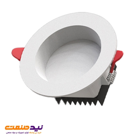 چراغ سقفی توکار دیپاریس 9 وات دایره ای پارس شعاع توس