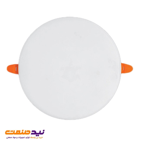 چراغ سقفی توکار فولایت 20 وات دایره ای پارس شعاع توس