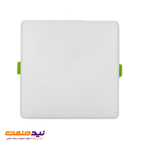 چراغ سقفی توکار فولایت 20 وات مربعی پارس شعاع توس