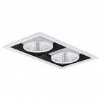 چراغ LED مولتی دانلایت دو خانه توکار 52 وات آفتابی با قطر 9 سانتی متر و ماژول ViVo اوربیتال مازی نور