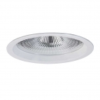 چراغ LED دانلایت توکار سفید 34 وات یخی با دهانه 20 سانتی متر و رفلکتور آلومینیومی آنودایز براق دیانا مازی نور