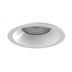 چراغ LED دانلایت توکار سفید دهانه 15 سانتی متر 24 وات مهتابی با رفلکتور W و شیدر سفید دیانا کامفورت مازی نور
