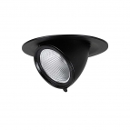 چراغ LED دانلایت مشکی زاویه پذیر 20 وات آفتابی با ماژول برق مستقیم الینا مازی نور 