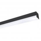 چراغ LED روکار/ آویز خطی مشکی 12 وات یخی لومینا مازی نور با ماژول برق مستقیم