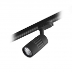 چراغ LED ریلی مشکی 10 وات آفتابی تک فاز به قطر 6.5 سانتی متر با ماژول برق مستقیم و رفلکتور M نواترن مازی نور