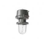 چراغ Well glass برای لامپ 150 وات بخار سدیم جهت نصب سقفی و آویز با خازن استارک مازی نور