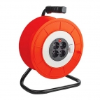 پریز سیار قرقره ای پایه دار بزرگ ارت دار 4 خانه پارسا