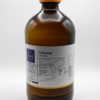 تولوئن 98 درصد گرید Extra Pure یک لیتری شیشه‌ای دکتر مجللی 