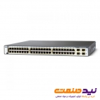 سوئیچ 48 پورت سیسکو مدیریتی WS-C3750-48PS-S