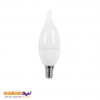 لامپ ال ای دی اشکی 6 وات مات با پایه E14 پارس شعاع توس