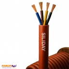 کابل نسوز سیلیکونی ساده 4 رشته سیلی دی