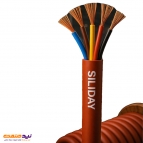 کابل نسوز سیلیکونی ساده 5 رشته سیلی دی